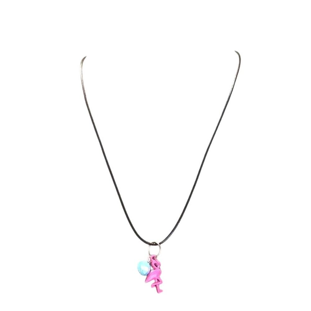 flamingo pendant necklace
